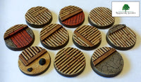 25mm Bamboo Dynasty (Bevelled)